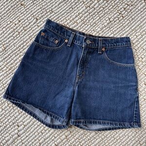 Levi’s Denim Dark Blue Shorts (Juniors)